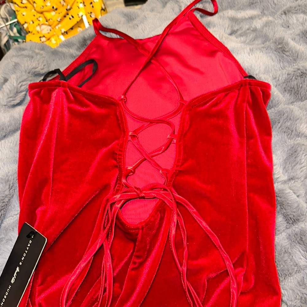 Red Velvet Dress